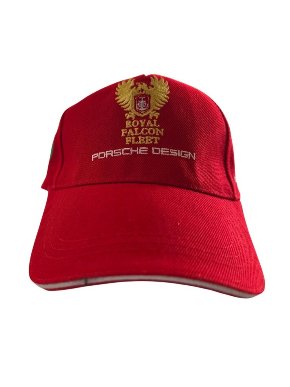 Porsche Design Royal Falcon Fleet Forbes Dubai 2012 Red Strapback Hat Cap RFF 13